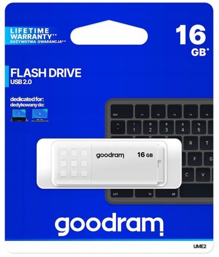  Pendrive GOODRAM UME2-0160W0R11 16 GB USB 2.0 alb