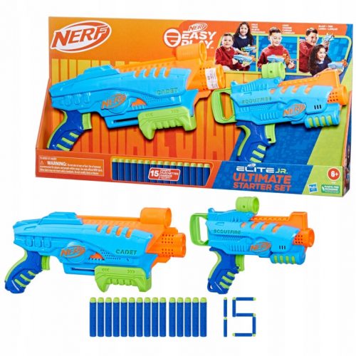  NERF Elite Junior Ultimate Starter Set Două lansatoare SET DE STARTER