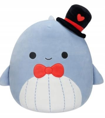  Jucărie de pluș de colecție Squishmallows Samir the Whale 19 cm Ziua Îndrăgostiților