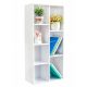  Bibliotecă ModernHome Rafturi 50 x 106 x 24 cm alb