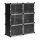  Dulap de pantofi ModernHome 84,5 x 94 x 31,5 cm negru