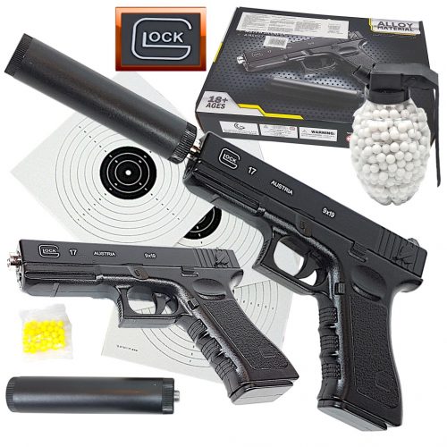  Glock 17 100% metal PISTOL POLICE BALL