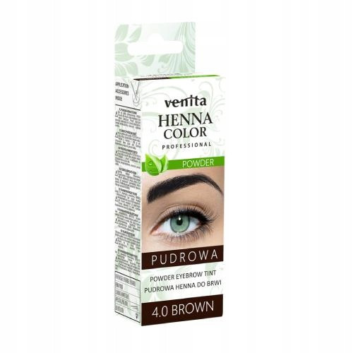  Venita Henna pudra pentru vopsirea sprancenelor 4.0 Brown