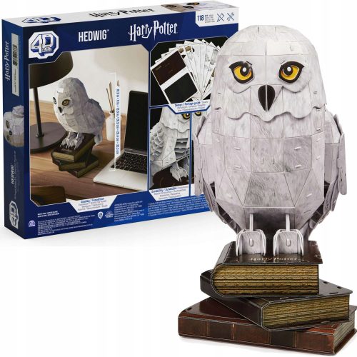  FDP 4D PUZZLE HARRY POTTER HEDVIKA PE UN SUPORT