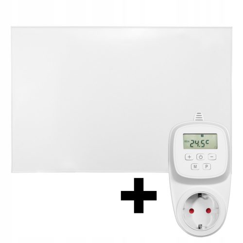 Incalzitor cu infrarosu, panou IR de perete electric 700 W cu termostat