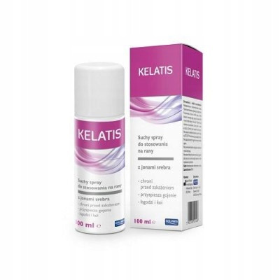  Kelatis spray uscat pentru rană cu ioni de argint 100 ml