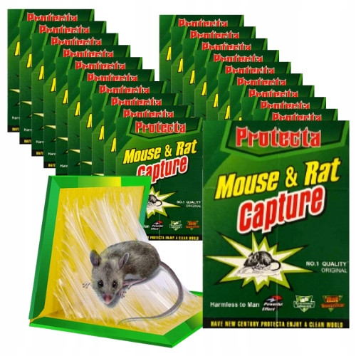  Capcană 20x MOUSETRAP LEP TRAPP MOUSETRAP împotriva șoarecilor și șobolanilor