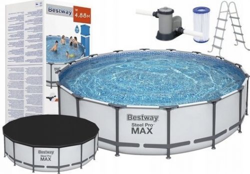  Piscina cu cadru rotund Bestway 488 x 488 cm