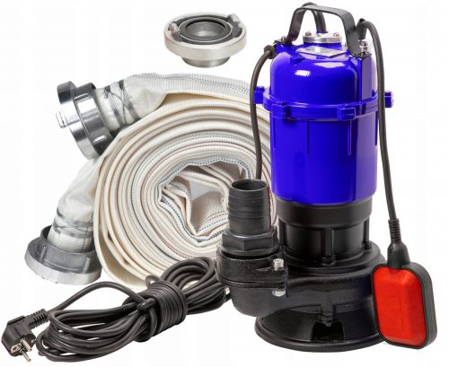  Pompa submersibila Einbach 550 W 18000 l/h + furtun de incendiu Geko G70003 2" 20m