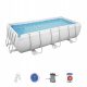  Piscina cu cadru dreptunghiular Bestway 404 x 201 cm