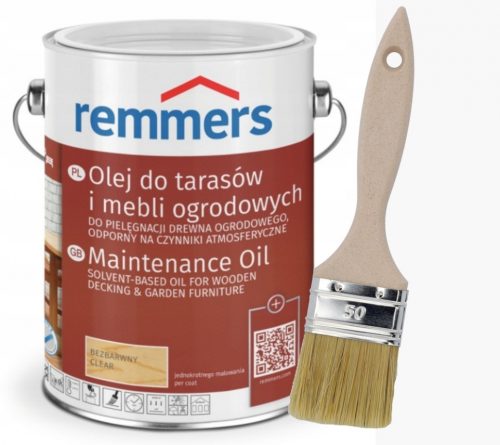  Ulei de lemn Remmers 5 l, incolor