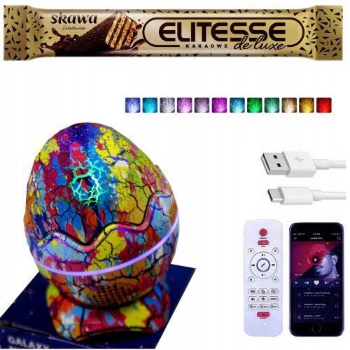  STARS PROIECTOR Galaxies Led Night Light Pentru Petrecere - Dinozaur Egg Usb + SKAWA WAFLE ELITESSE DE LUX 20G