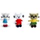  Mascota KICIA CAT Mascota NUNUŚ Mascota PACEK SET de jucării drăgălașe