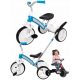  FIRST BIKE ELITE+ BLUE bicicletă cu trei roți pentru copii 2, 3, 4 ani