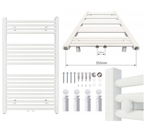 Radiator baie cu apa Aquabad 488 W 600 x 1000 mm alb