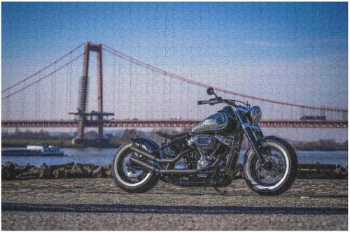  Puzzle amuzant și care eliberează stresul Harley Motorcycle 1000 buc