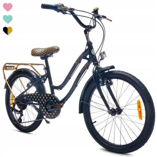  Bicicletă Sun Baby Heart 20" Negru, Auriu