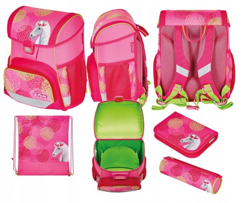  Set ghiozdan Herlitz Loop Plus Bloomy Horse