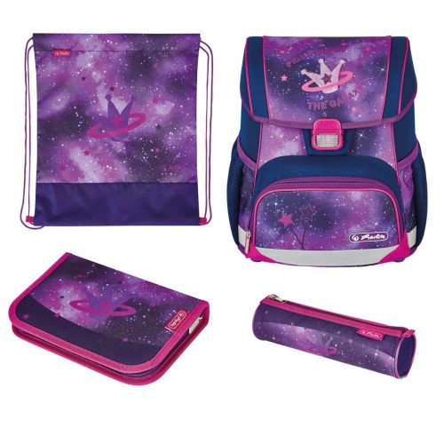  Rucsac de școală Herlitz Loop Plus Galaxy Princess