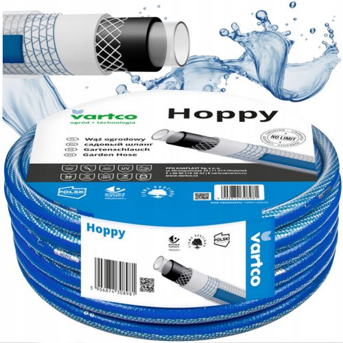  Furtun de grădină Vartco Hoppy 1006340030 30m 3/4''