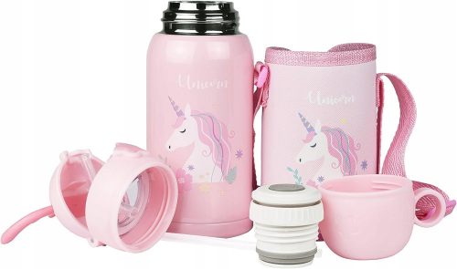  STICLA THERMOS UNICORN ÎN CARACĂ CU MÂNER 500 ML