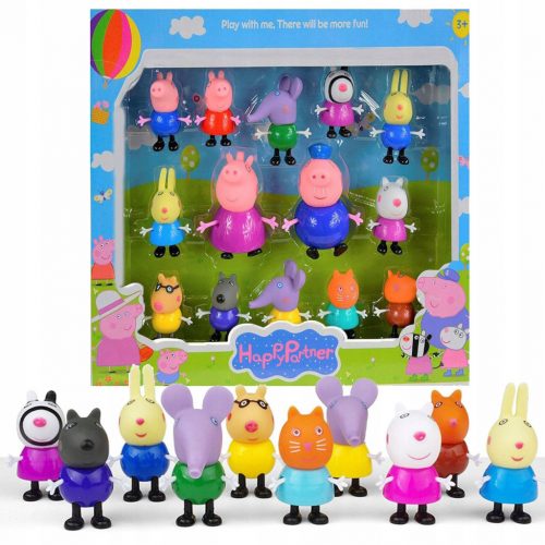  PEPPA PIG SET MARE FIGURINE PENTRU COPII, 14 buc