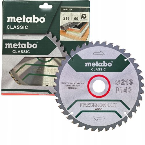  Disc de tăiere Metabo HW/CT 216x30, 40 WZ 5