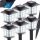  Lampa solara Briix, neagra, 39 cm, 6 buc.