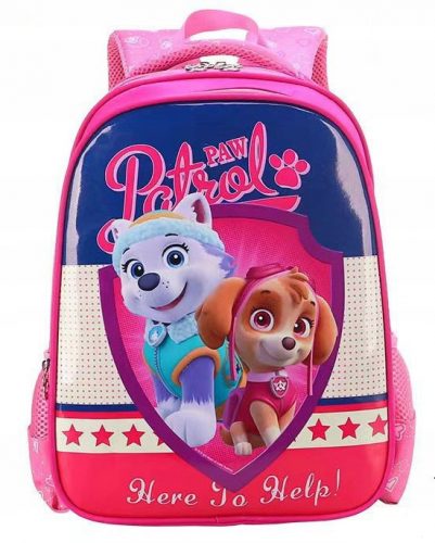  Rucsac școlar PAW PATROL, solid A4, puternic SKYE