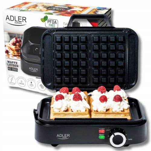  Aparat de vafe ADLER EUROPE AD 3065 2000 W negru