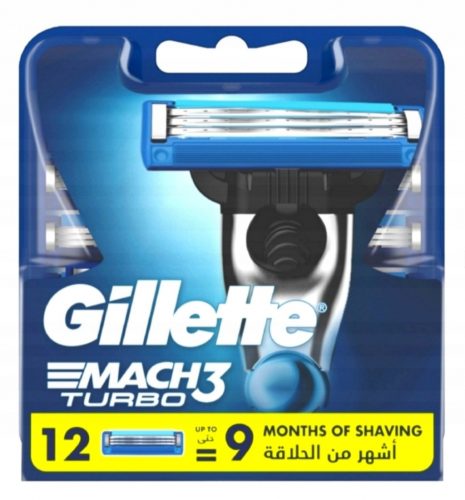  Inserții pentru lame de schimb Gillette Mach3 Turbo (12 buc)