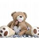  BIG TEDDY BEAR Mascota Jucărie Ursuleț Mare 200 Maro Deschis #Pentru Cadou