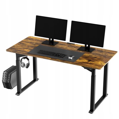  Birou dreptunghiular Ultradesk 160 x 75 x 116 cm negru