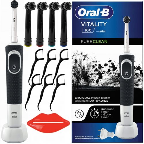  PERIUTA ELECTRICA ORAL-B VITALITY BLACK + ACCESORII VARFURI