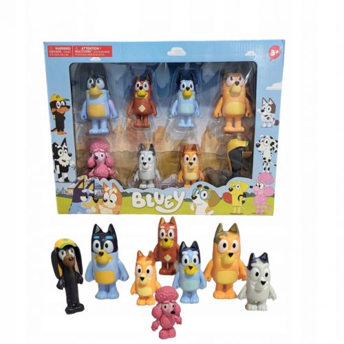  Set figurine din basm BLUE & FAMILY BING FAMILY FRIENDS FUN 8 BUC.