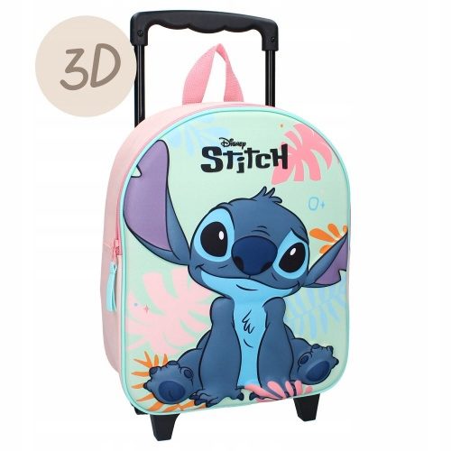  Dětský cestovní Batoh 3D pe roți Lilo & Stitch