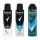  Antiperspirant Rexona Men Black White 150 ml