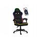  Scaun gaming Huzaro Force 4.4 RGB BLACK, material negru