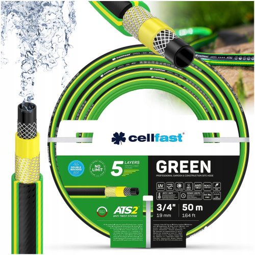  Furtun de grădină Cellfast Green 15-121 3/4" 50 m