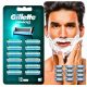  rezerve Gillette Mach 3 lame pentru aparatul de ras Mach3 12 piese eficiente