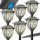  Lampa solara Briix, neagra, 45 cm, 6 buc.