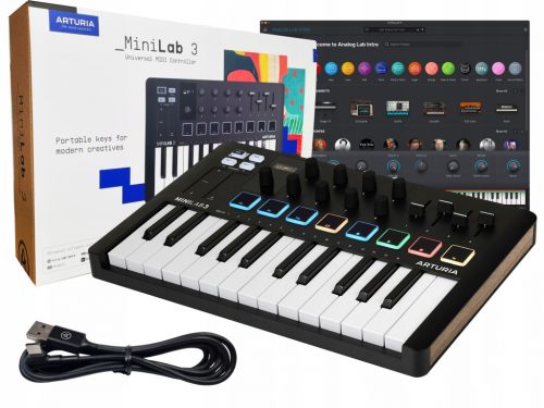  Controler Arturia MiniLab 3 negru