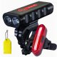  EX3MLY Iluminat pentru biciclete LAMPA SPATE MODURI DE LUMINA LARGE PRO BATERIE 1800 lm USB