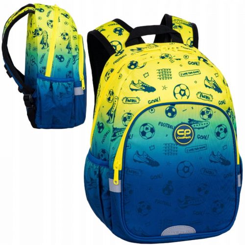  Rucsac de școală CoolPack cu un singur compartiment Nuanțe de albastru, Nuanțe de verde, Nuanțe de galben și auriu, Multicolor 10 l