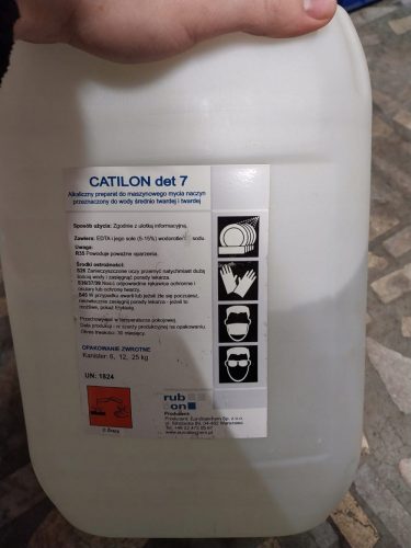 Catilon det7 10L - Mașină de spălat vase, apă dură și medie