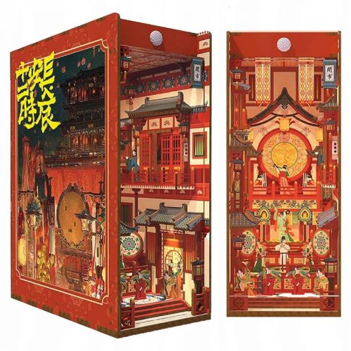  Model pliabil din lemn 3D Book Nook - Three Kingdoms Pagoda