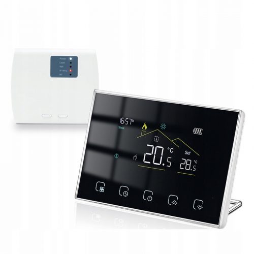  Set termostat Regler Smart Funk 433MHz 100m WiFi Raumthermostat