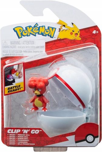  POKEMON FIGURĂ MAGBY ȘI PRIMUL MINISTRU CLIP 'N' GO PKW3139