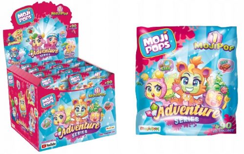  GEANT DE AVENTURA MOJI POPS CU FIGURA 24 BUC. CUTIE