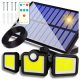  Lampa stradala 100 W 6000 lm, alimentat cu baterie, solar